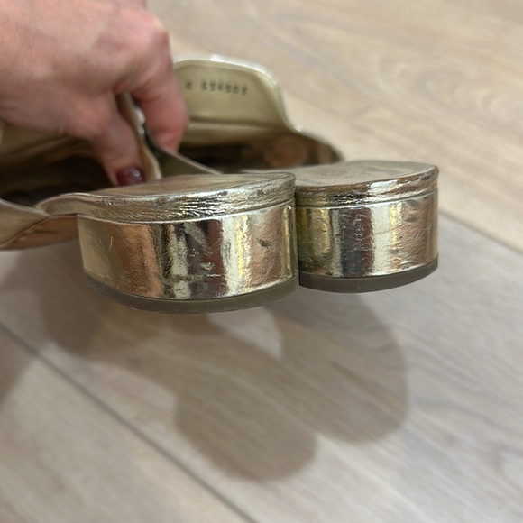 Chanel Metallized Goatskin Mules - Picture 4 of 5
